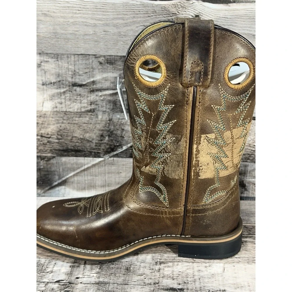 Smoky Mountain Kids Jesse Sq Toe Boots Size‎ 2